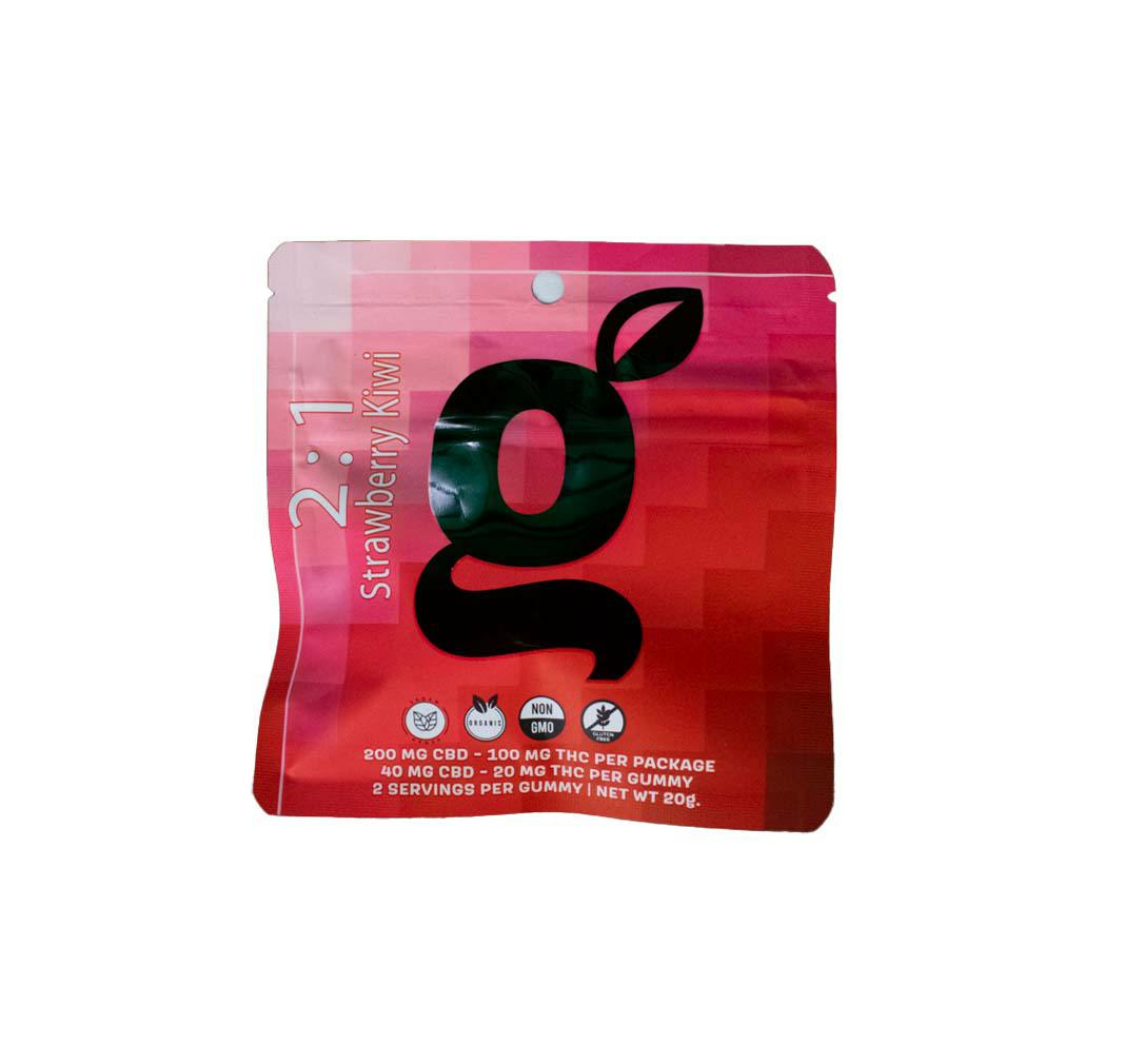 Gummies-Strawberry Kiwi 2:1 CBD:THC (H)
