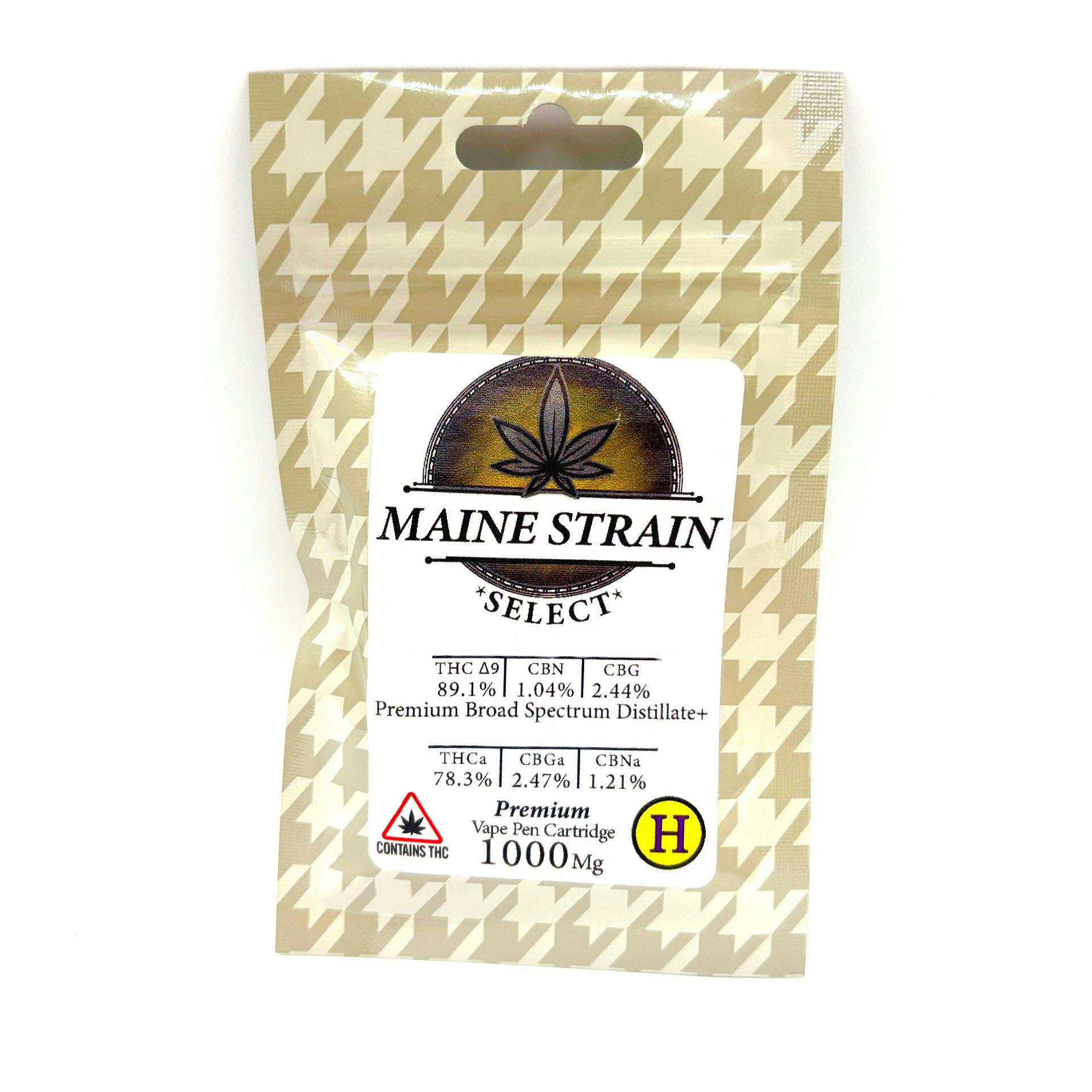 Yoda OG | 1g Live Resin Cartridge | Maine Strain Organics