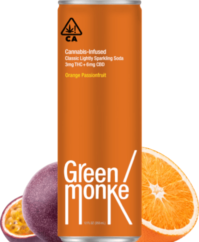 Green Monke - Orange Passionfruit - 1x350ml