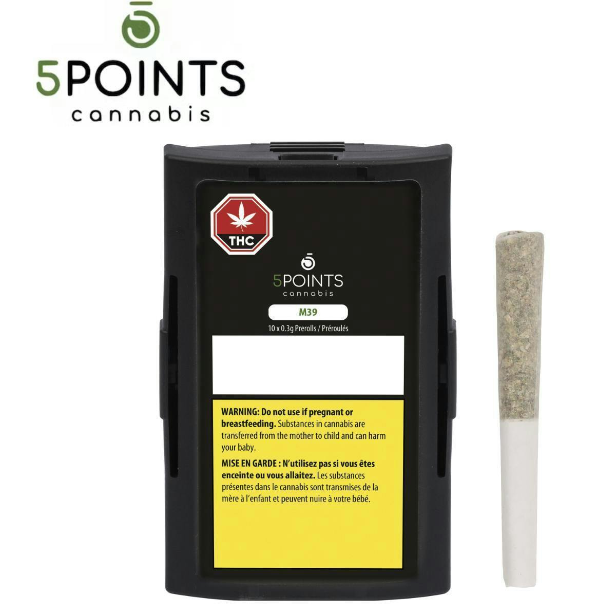 5 Points Cannabis - M39 Pre-Roll - 10x0.3g