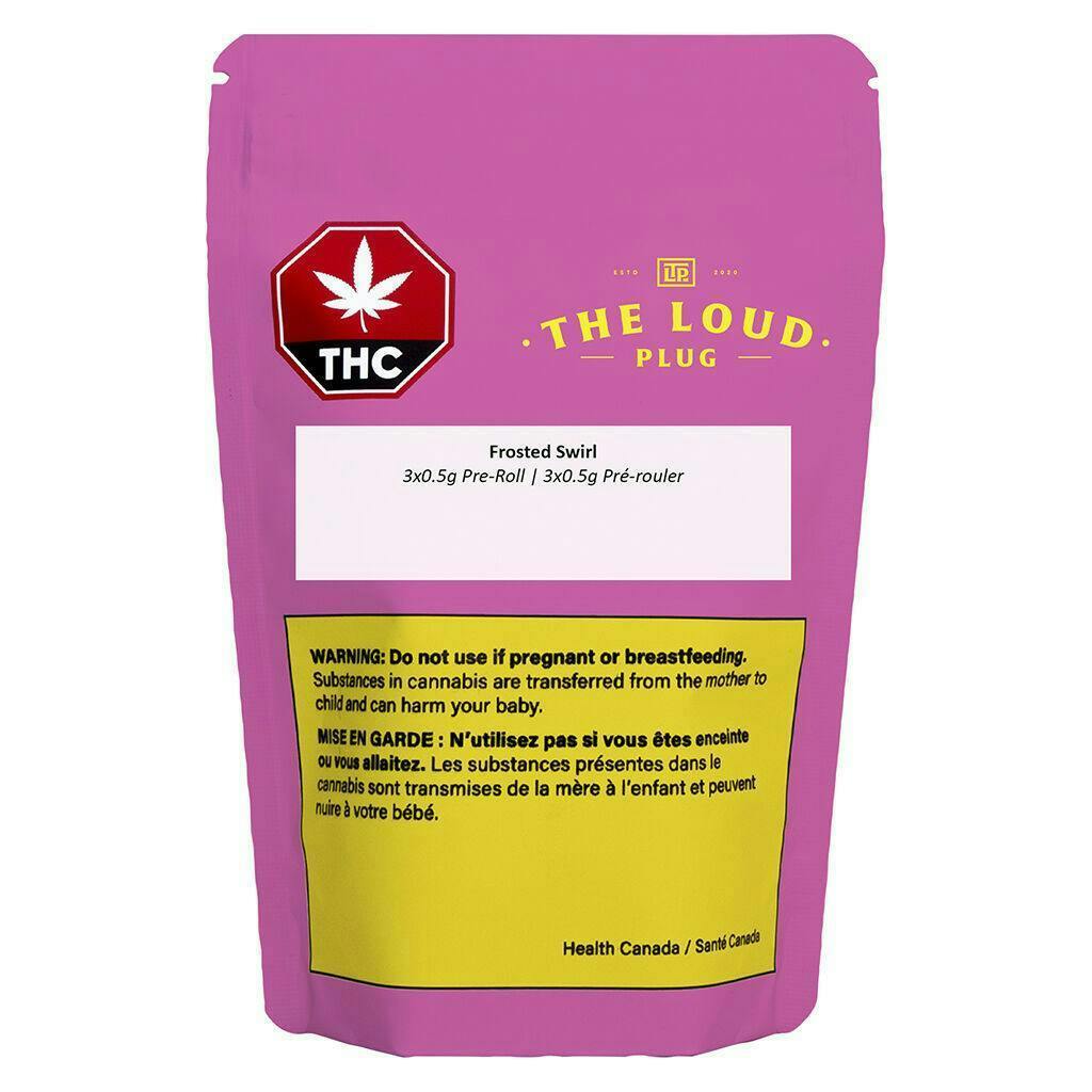 The Loud Plug - Frosted Swirl Pre-Roll - 3x0.5g