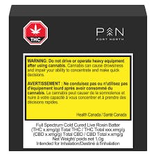 Port North - Full Spectrum Cold Cured Live Rosin Batter - 1g