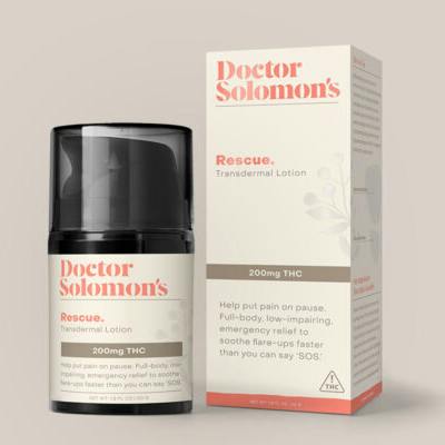 Dr. Solomon's Transdermal Lotion 200mg - Rescue at MASS GROWN