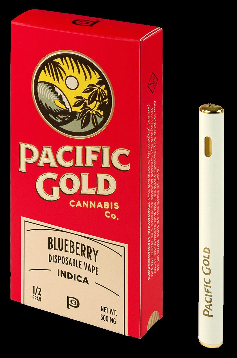 Pacific Gold | Blueberry | .5g Distillate Disposable