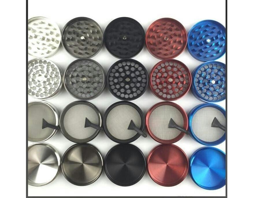 LuvBuds | Large 63mm | 4 Piece Zinc Metal Grinder | Assorted colors