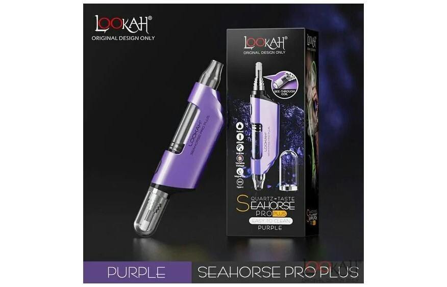 Lookah | Seahorse Pro Plus | Concentrate Vaporizer | .510 Thread | Orange
