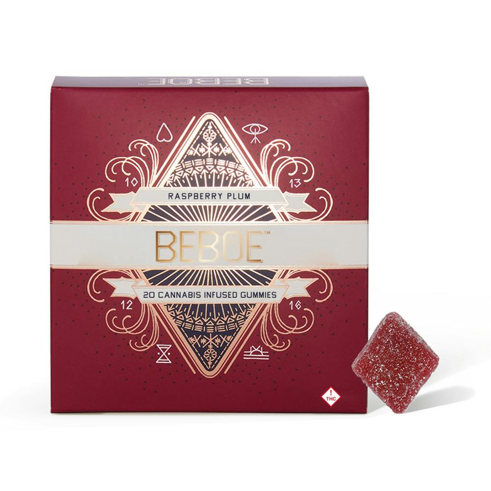 Beboe | Raspberry Plum 5:1 CBN 20pc | 110mg Gummies