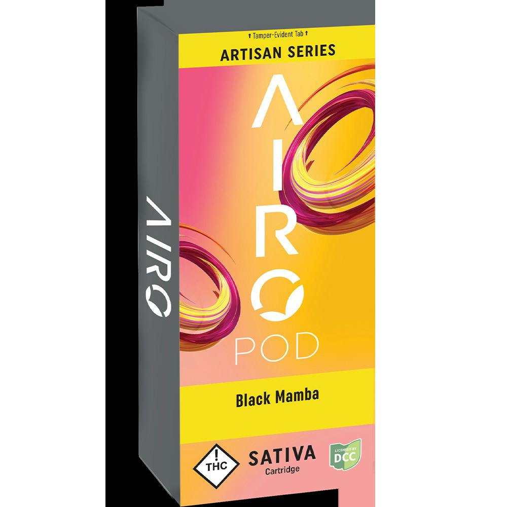AIRO | Artisan Series | Black Mamba | 1g Distillate Airo Pod
