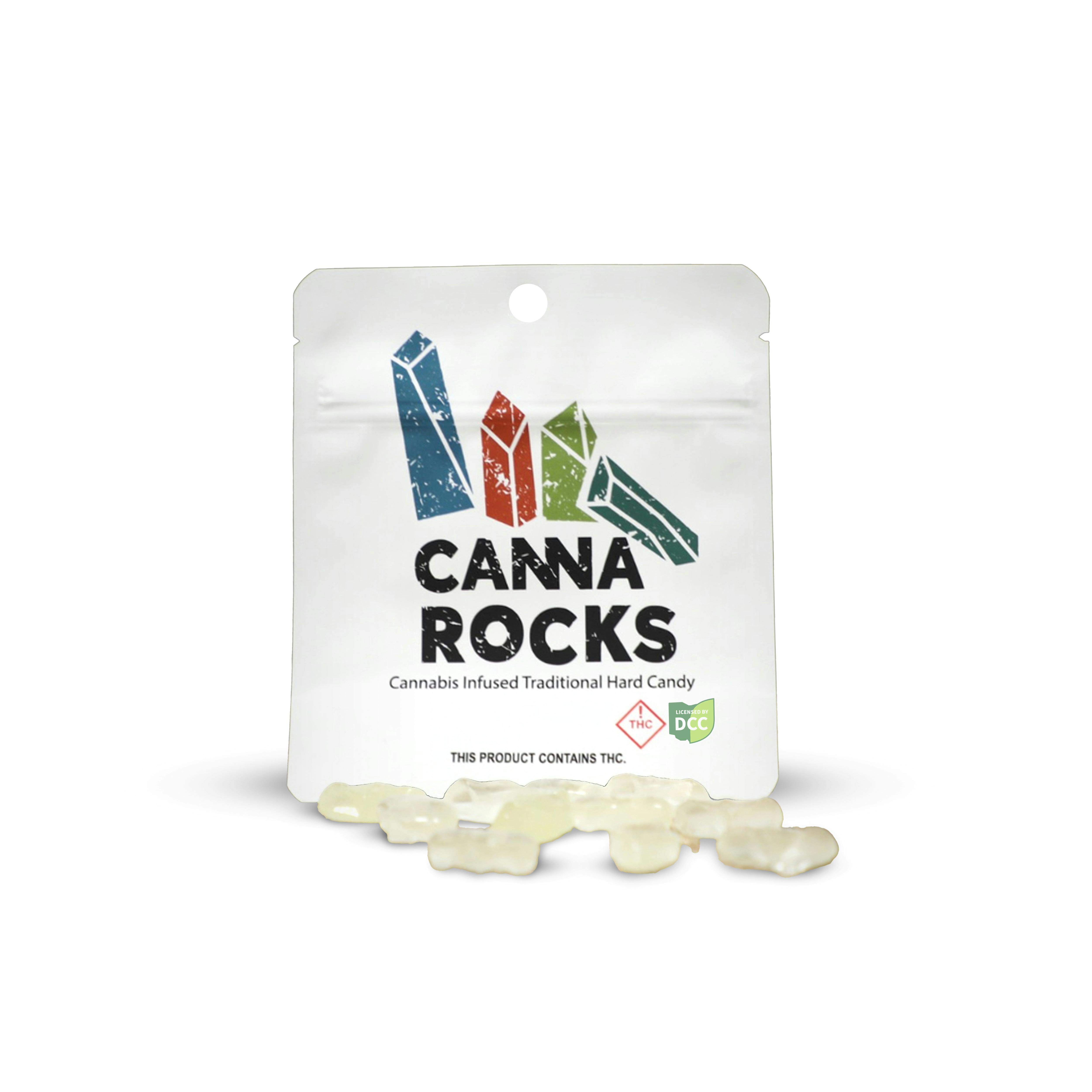 Cannarocks | Sugar-free Pineapple 20pc | 110mg Hard Candy