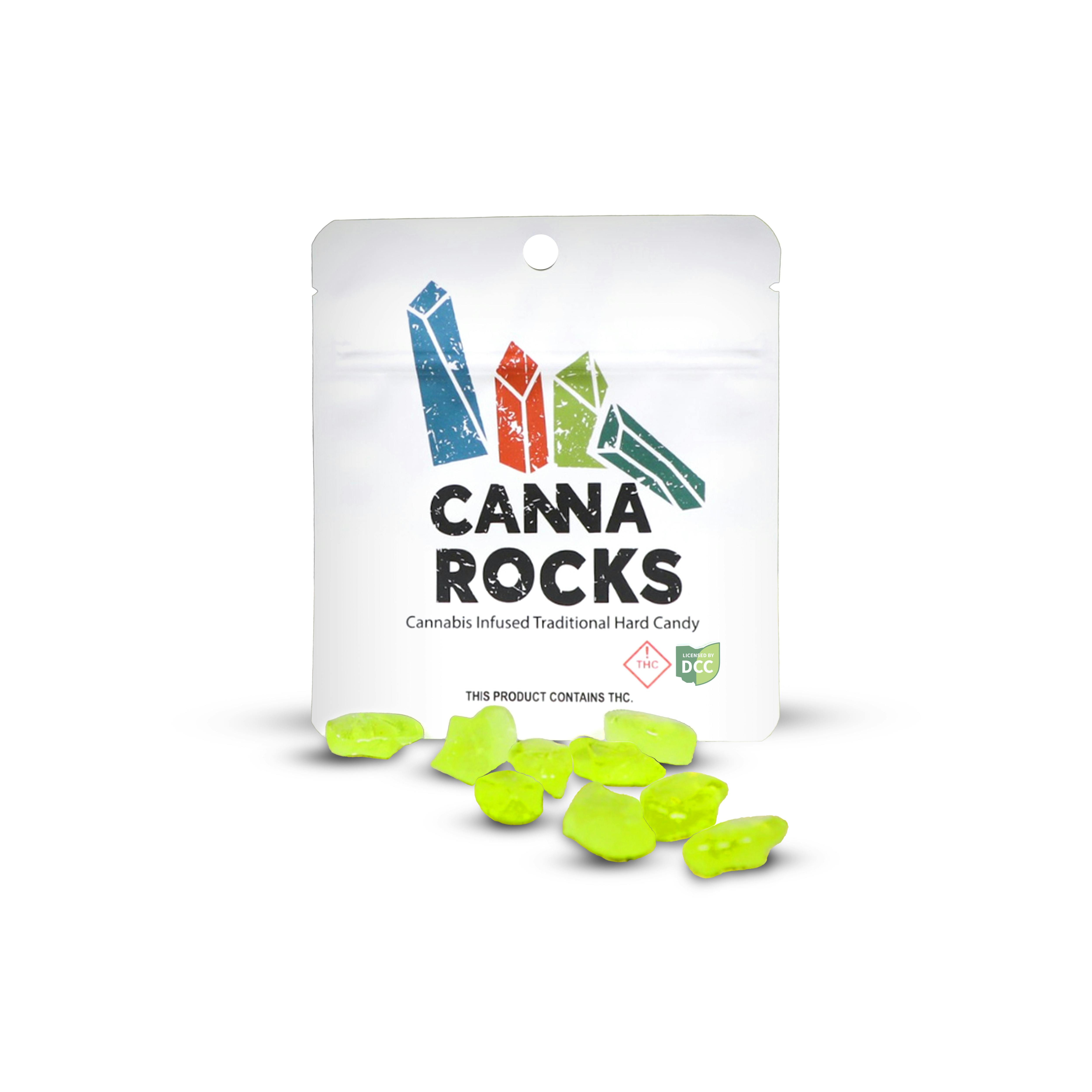 Cannarocks | Sugar-Free Pear 20 pc | 110mg Hard Candy