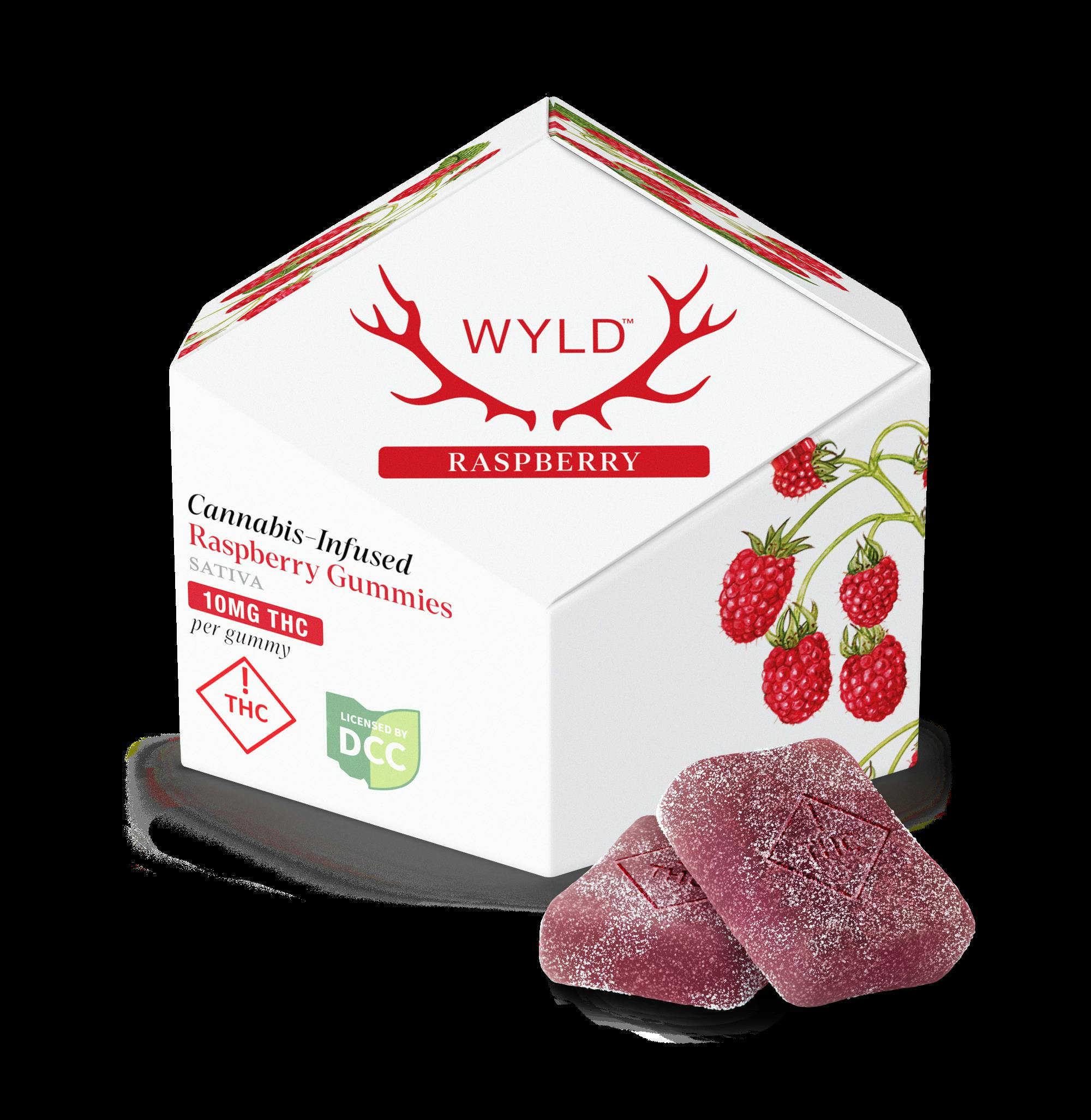 Wyld | Raspberry 10pc | 110mg Gummies