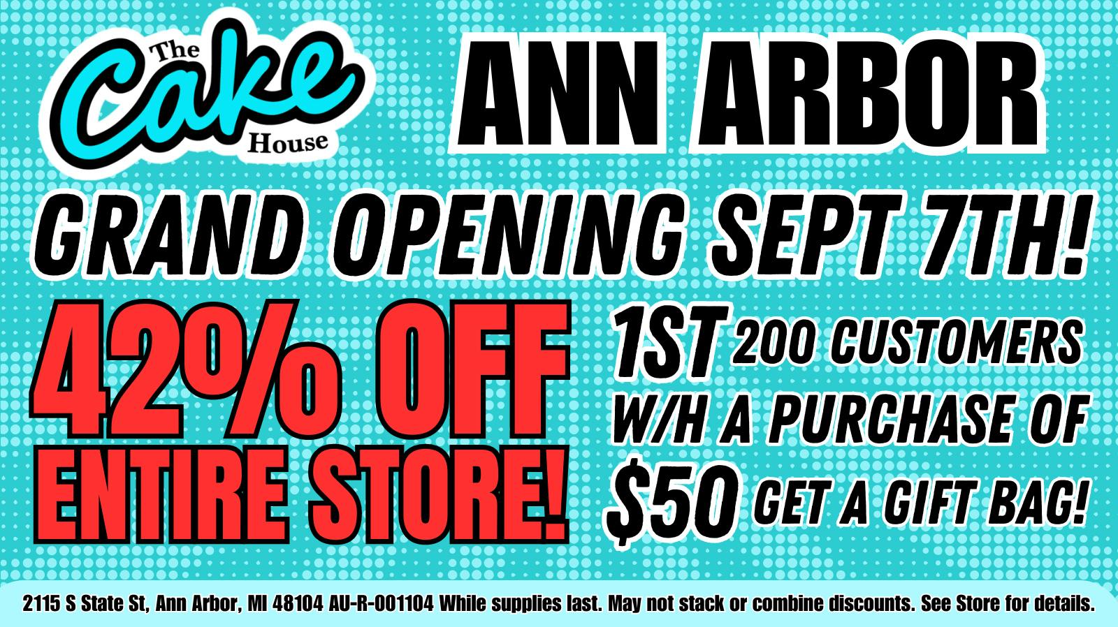 Grand Opening! at The Cake House Ann Arbor Weedmaps
