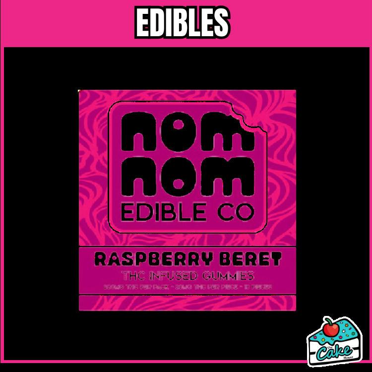 Nom Nom - 200MG Fruit Chews - Raspberry Beret