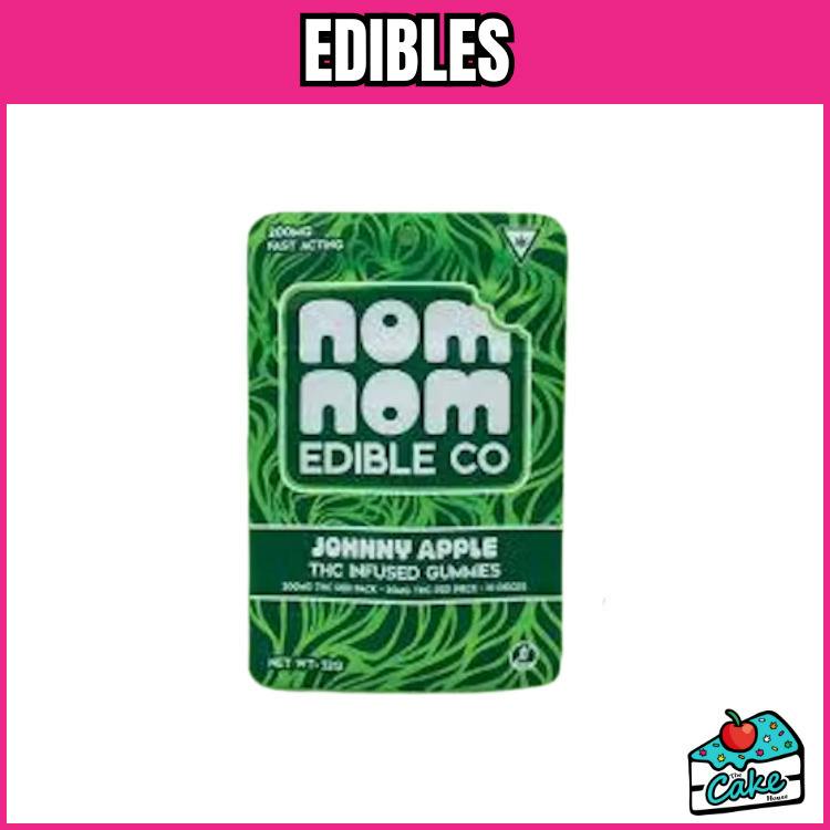 Nom Nom - 200MG Fruit Chews - Johnny Apple