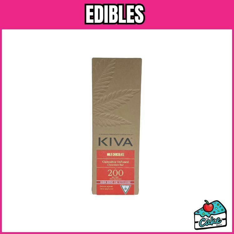 Kiva Confections - 200MG Kiva Bar - Milk Chocolate