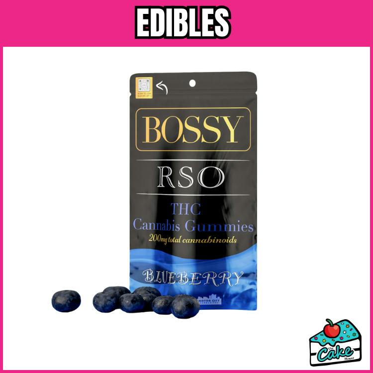 Bossy - 200MG RSO Gummies - Blueberry
