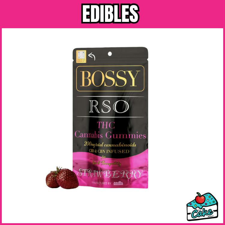Bossy - 200MG RSO Gummies - Strawberry