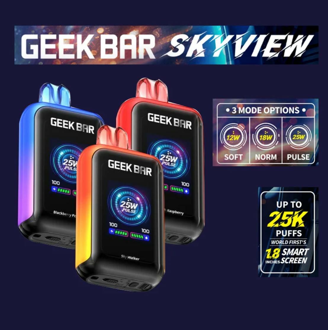 Geek Bar - Skyview - Strawberry Watermelon Coconut
