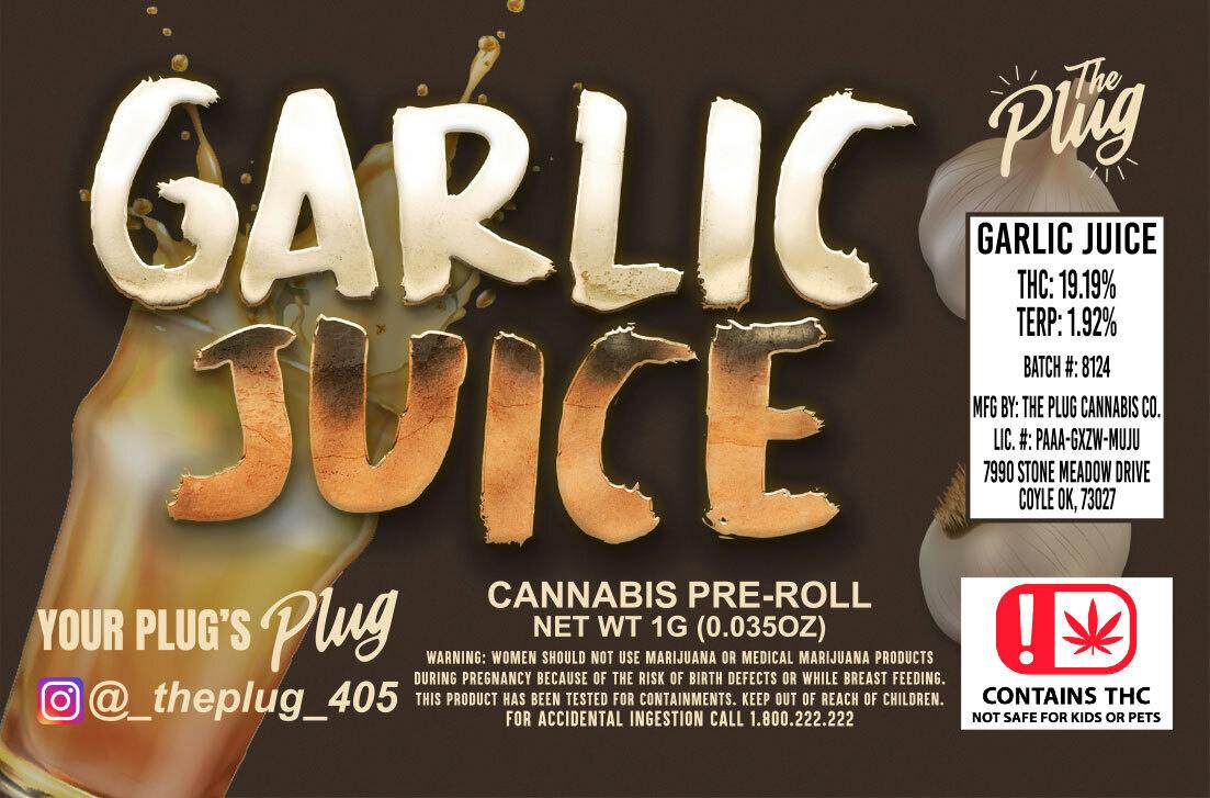 The Plug - 1g Pre-Roll - Garlic Juice