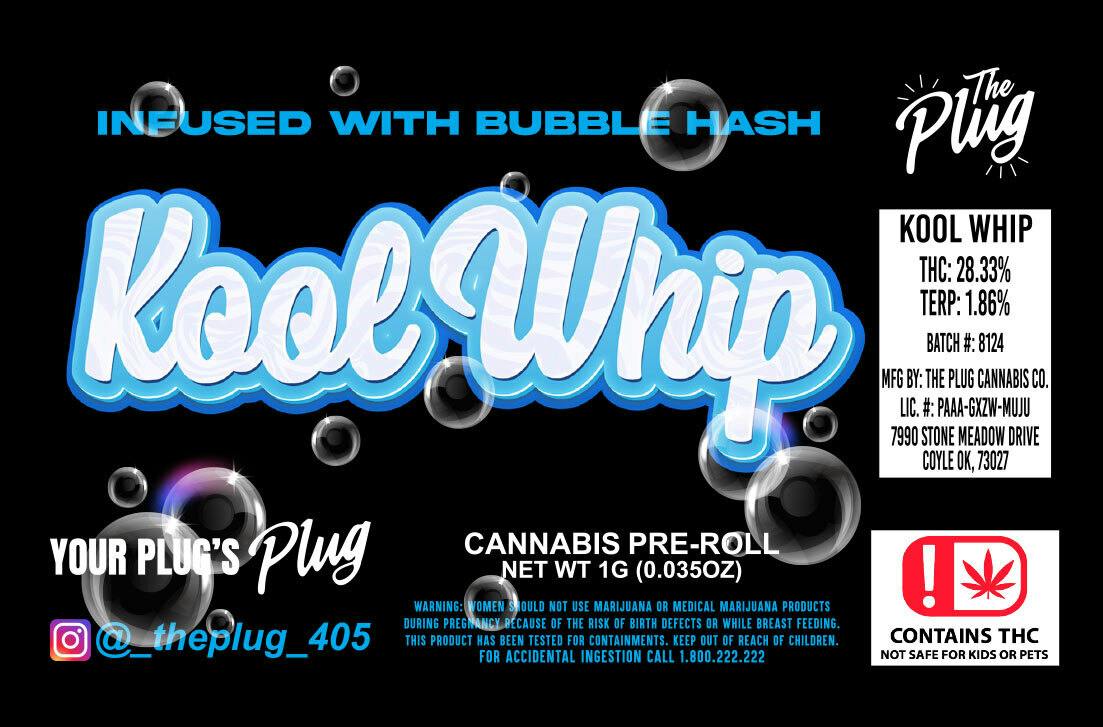 The Plug - 1g Infused Pre-Roll - Koolwhip