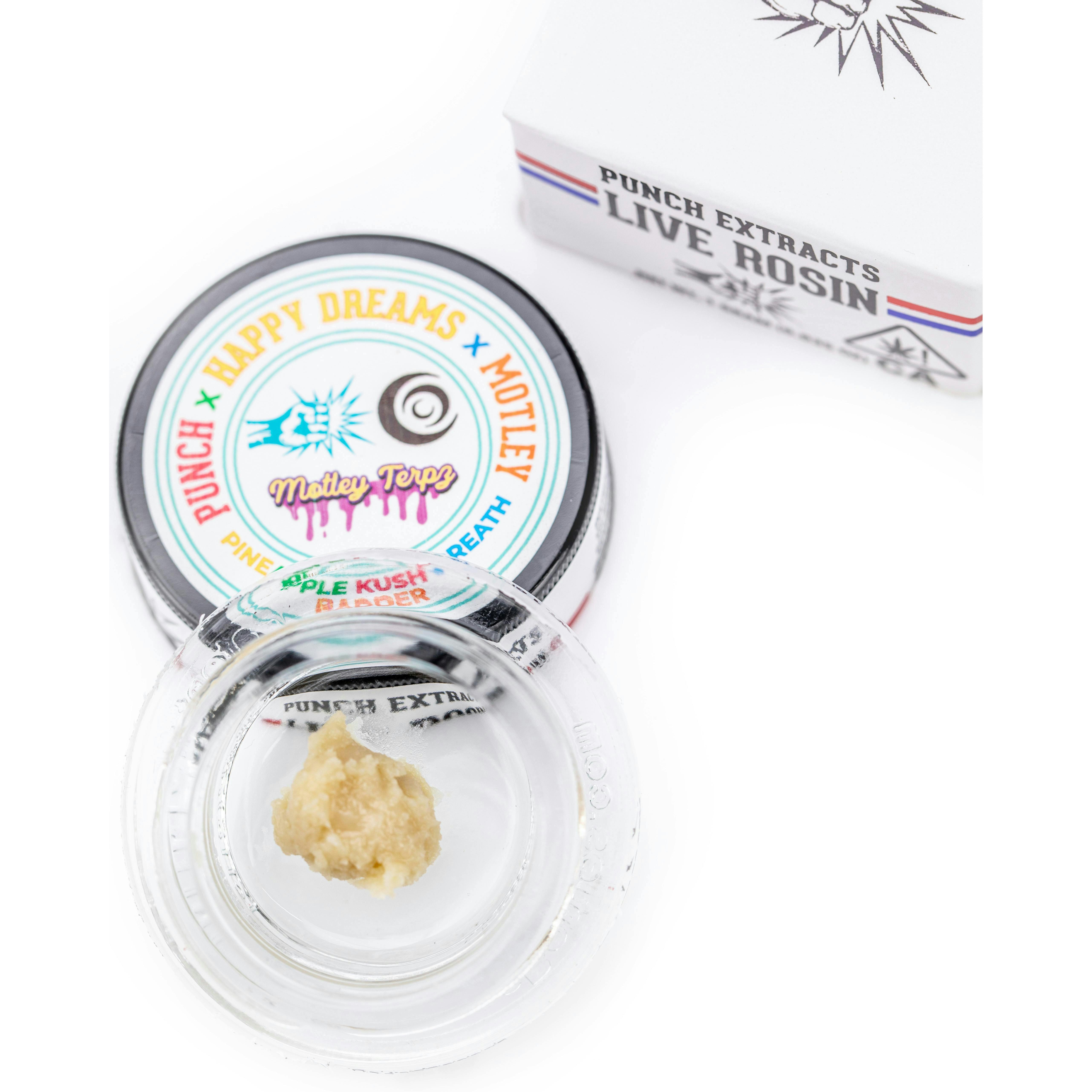 Punch Edibles & Extracts - Strawberry Glowz Live Rosin Badder - Tier 4 - 1 g