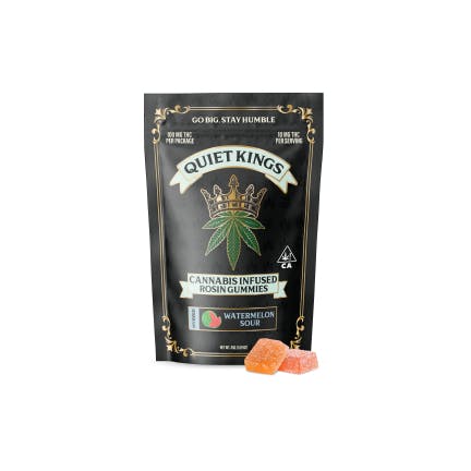 Quiet Kings - Watermelon Sour Rosin Gummies 100mg - 45 g