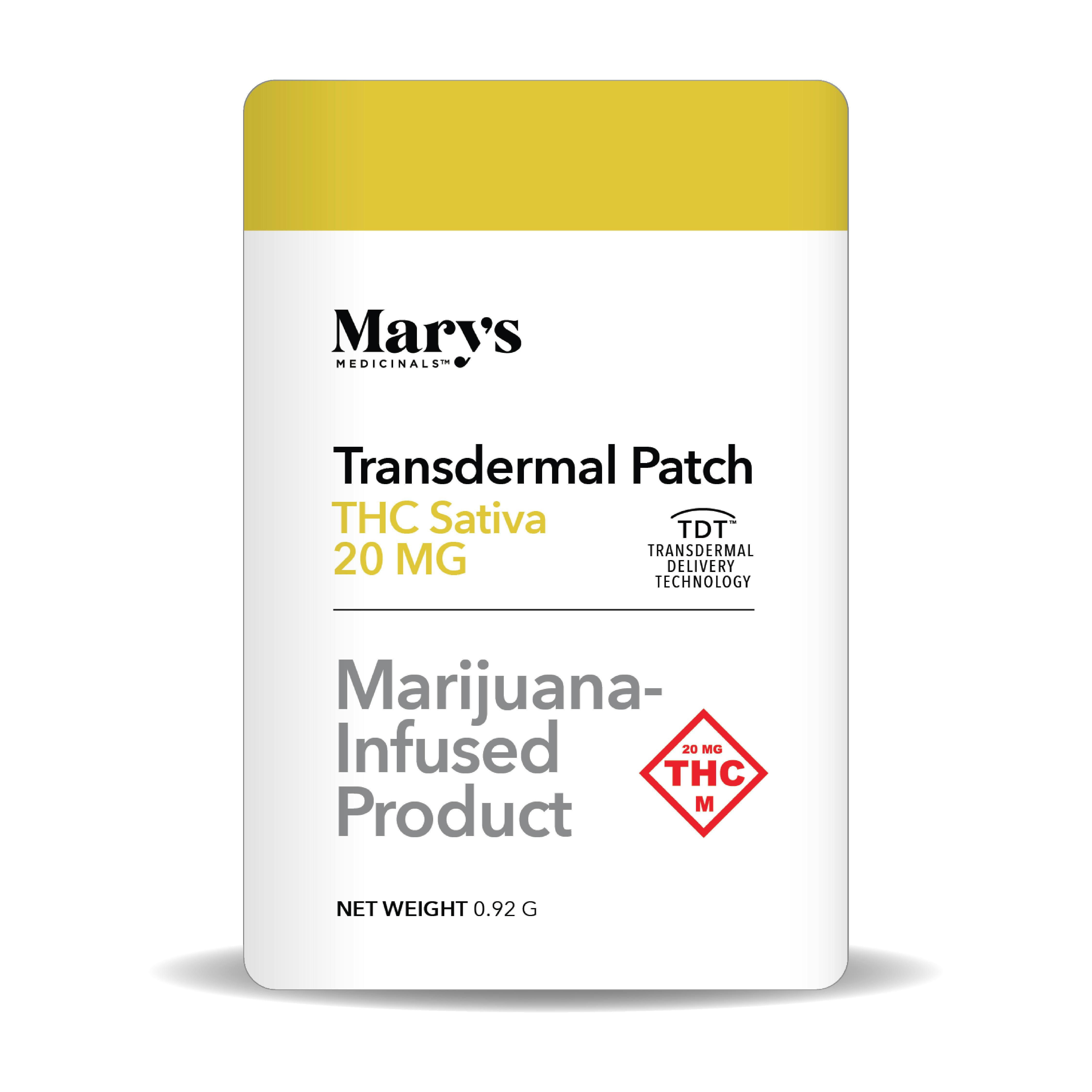Mary's Medicinals - Transdermal Patch 10-Pack - Relief 1:1