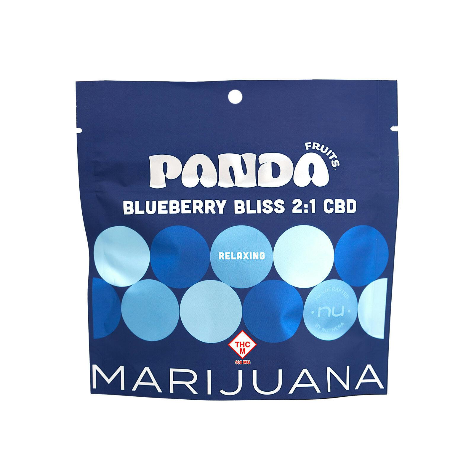 Blueberry Bliss 2:1 CBD/THC Gummies | 200mg