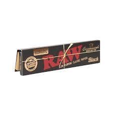 Raw Paper Black Connoisseur King Size Slim + Tips