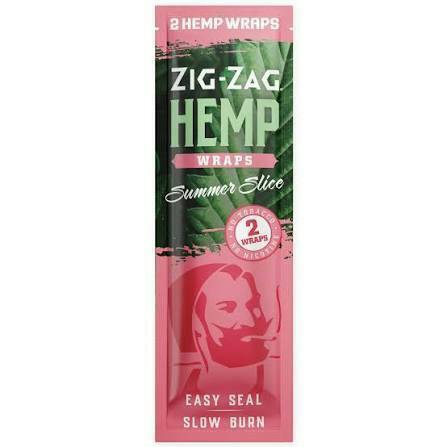 Zig Zag Flavored Hemp Wraps 2pk Summer Slice