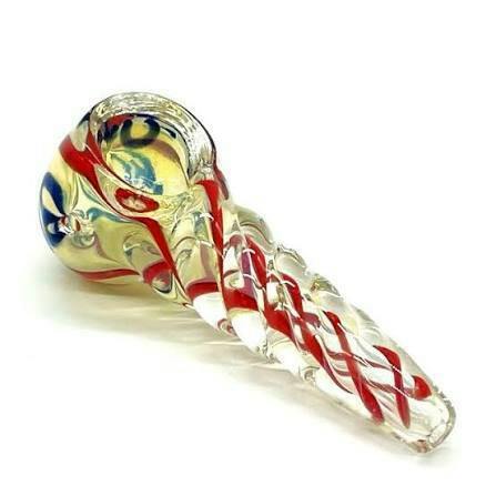 3.5" Twist Hand Pipe Assorted Colors
