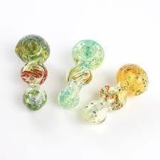 3.5" Twisted Confetti Pipe Assorted Colors