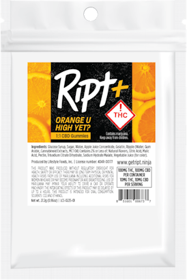RIPT | Gummies | (CBD) Orange U