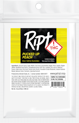 RIPT | Gummies | (S) Pucked up Peach