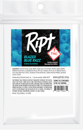 RIPT | Gummies | (I)BLUE RAZZ