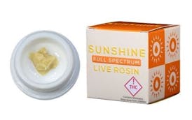 SUNSHINE | 1G ROSIN | 90U PINK ZUGAR