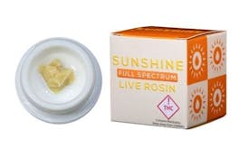 SUNSHINE | 1G ROSIN | FS WHITE LOTUS