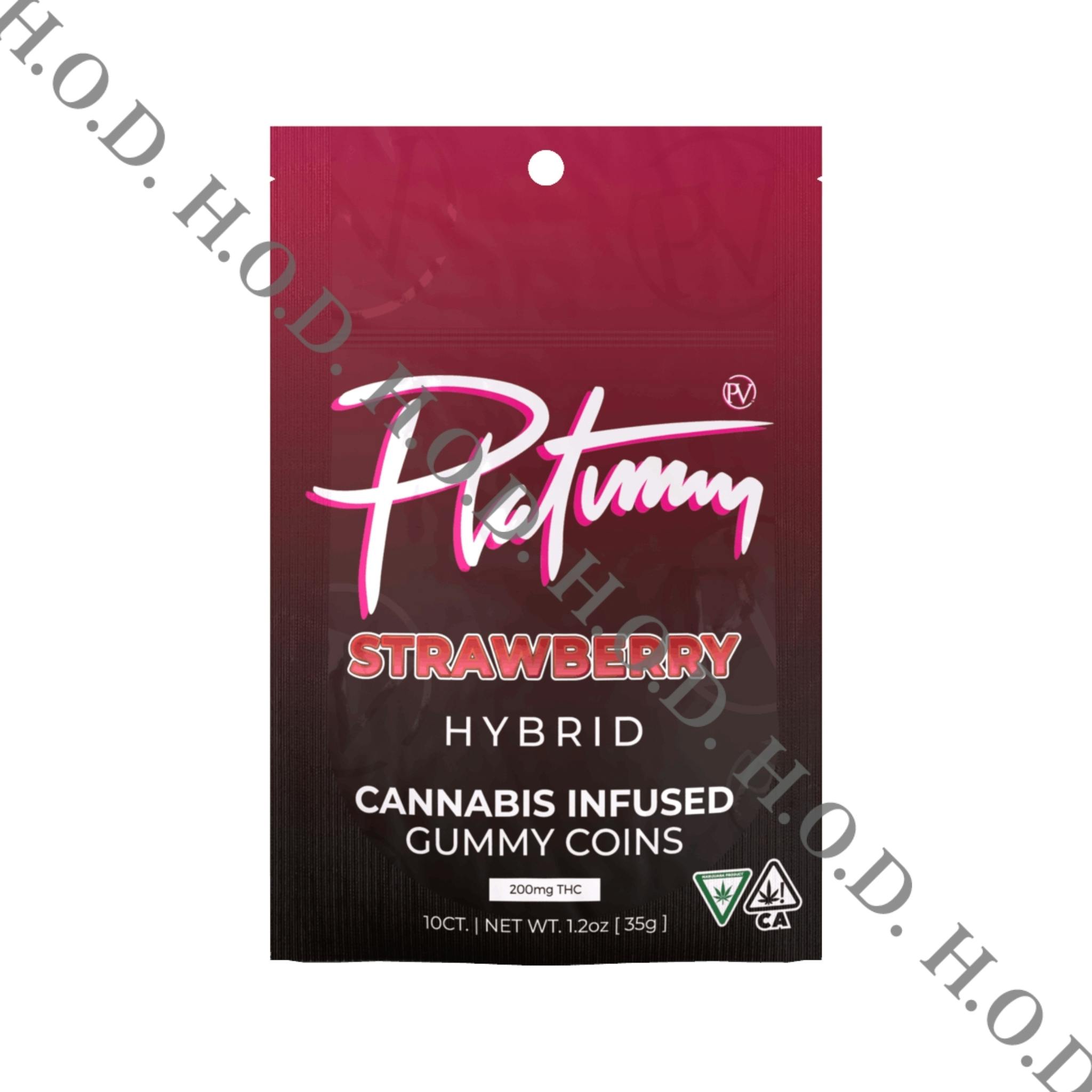 Platinum Vape Strawberry Gummies