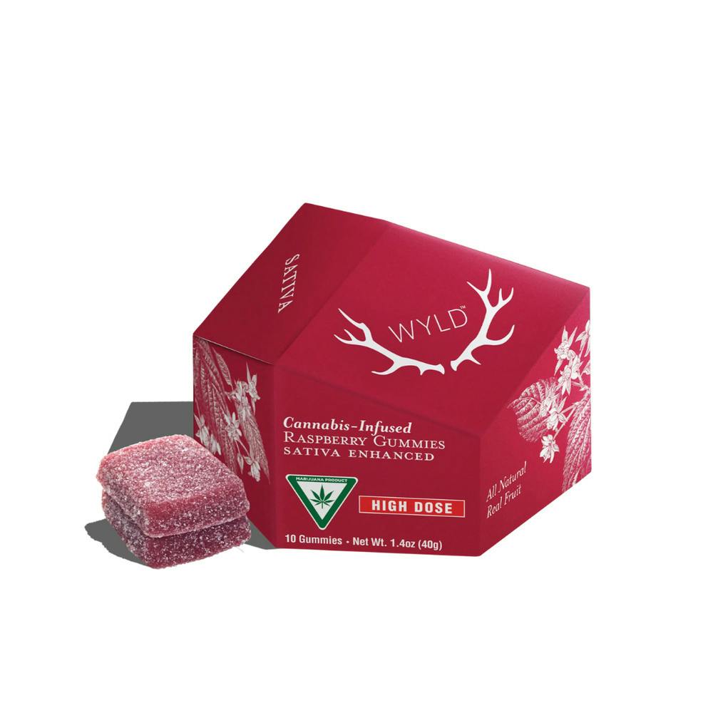 *HIGH DOSE* Raspberry Sativa Enhanced Gummies | 200mg | MI Only
