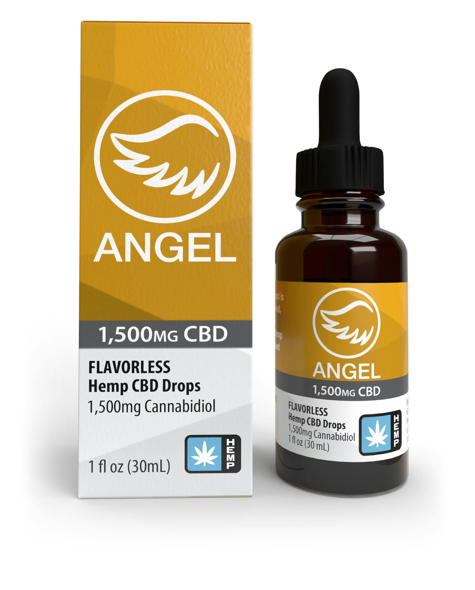 Angel | 1500mg CBD Tincture | Flavorless