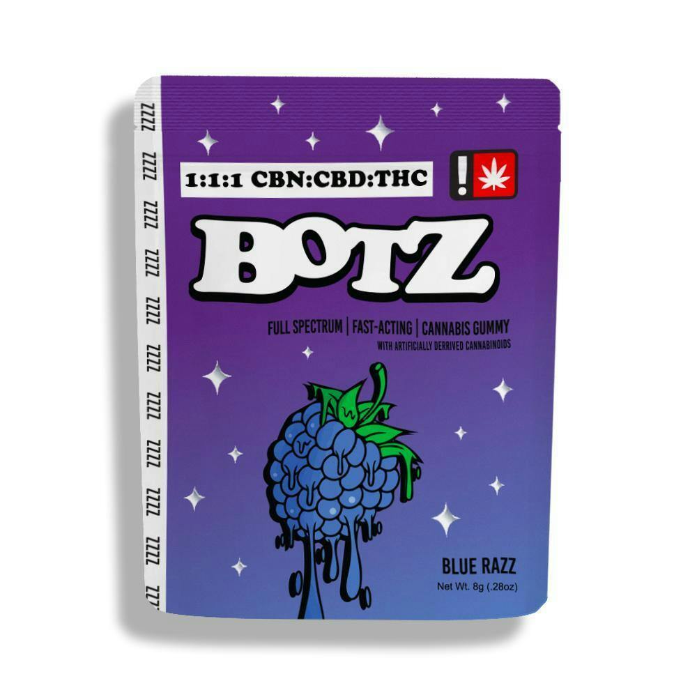 Botz | Gummy | 1:1:1 THC:CBD:CBN | Blue Razz