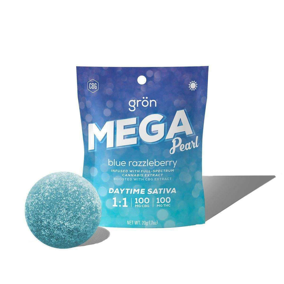 Gron | Mega | 1:1 THC:CBG | Blue Razzleberry