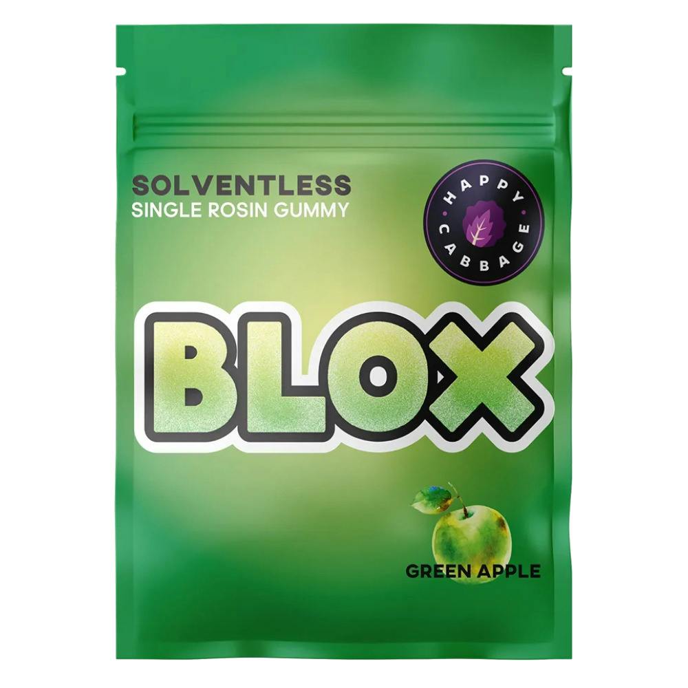Happy Cabbage | BLOX Rosin Gummy | Green Apple