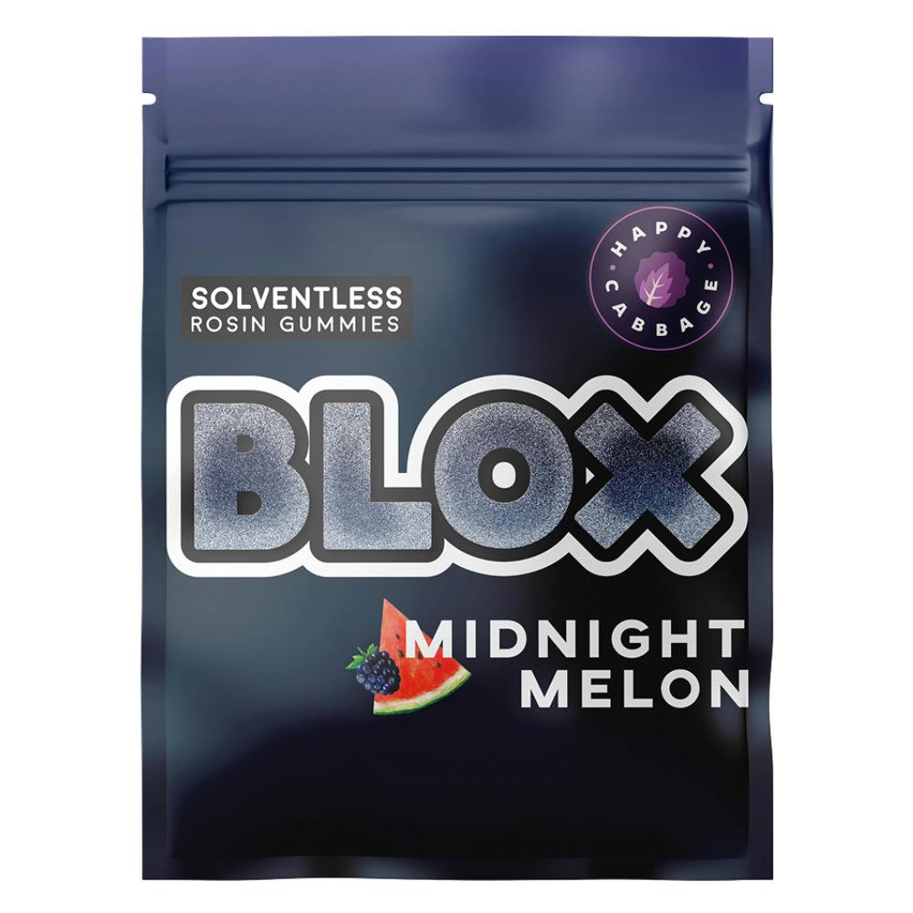 Happy Cabbage | BLOX Rosin Gummy | Midnight Melon