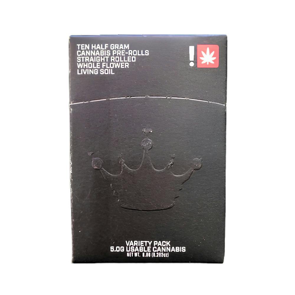 Benson Arbor Black Crown | .5g Pre-roll Variety 10pk | Sherbanger F2 #1 + Tropic Oranges