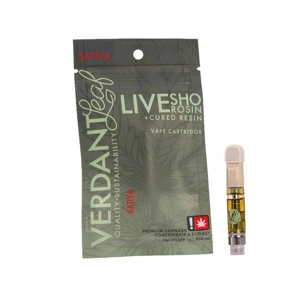 Verdant Leaf | 1g Live Rosin/Cured Cart | Tropical MAC*