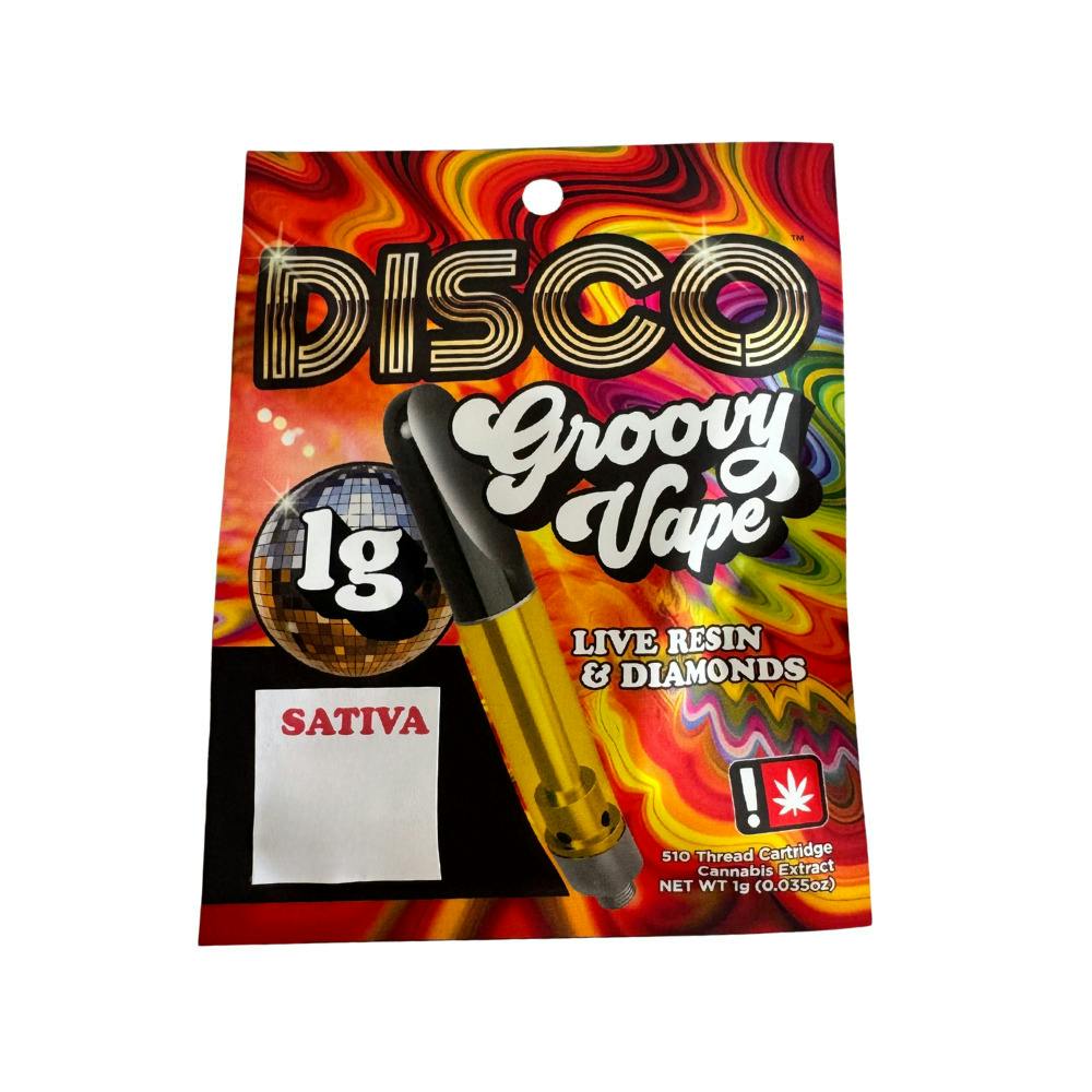 Disco Dabs | 1g LR Blend Cart | Super Silver Cheese