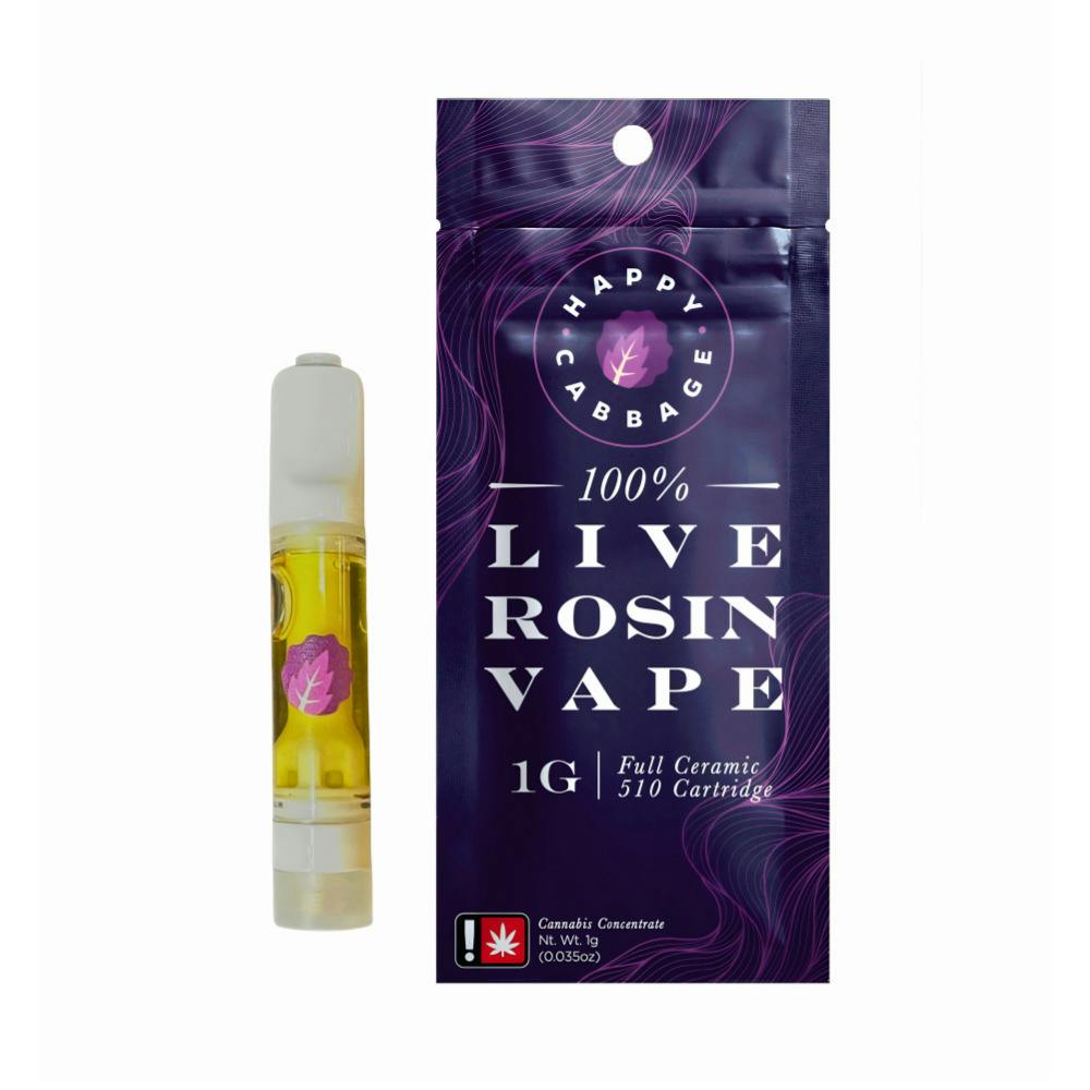 Happy Cabbage | 1g Live Rosin Cart | Z-Rose