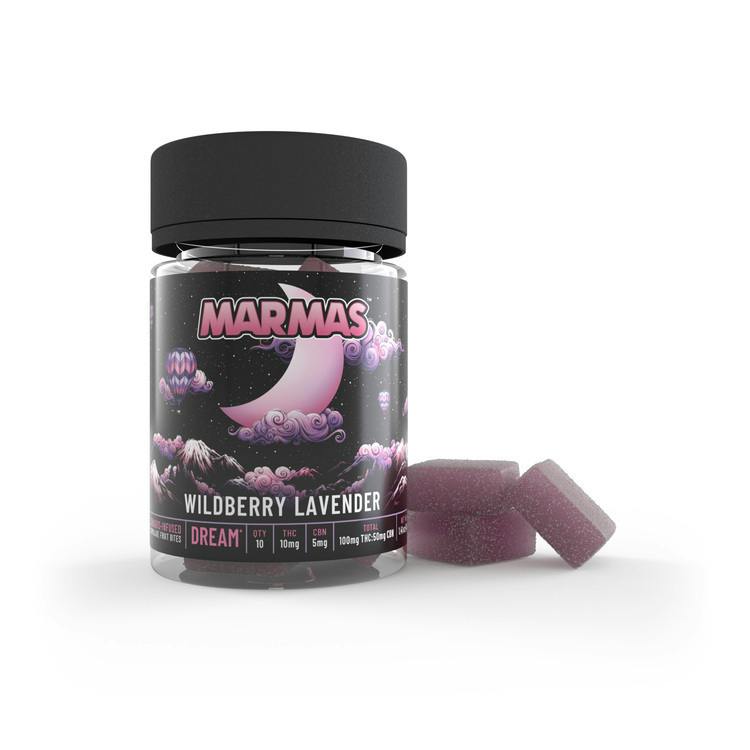 Marmas Fruit Chews Wildberry Lavender CBN 1:2 10pk