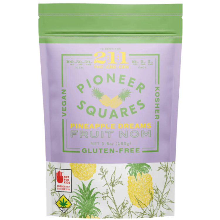 Pineapple Dreams 2:1:1 THC:CBD:CBN | 200mg | 10ct | 20mg/ea